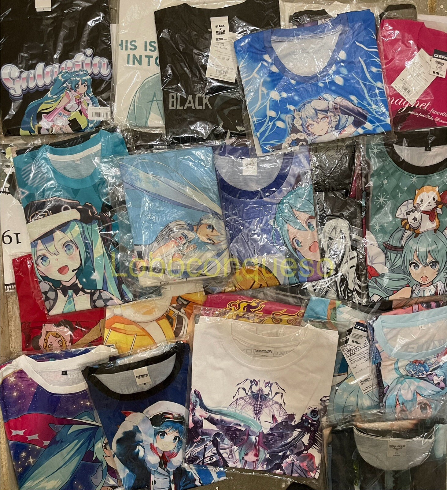 Hatsune Miku Vocaloid Shirt Collection Majority Large Read Description 27 Shirts
