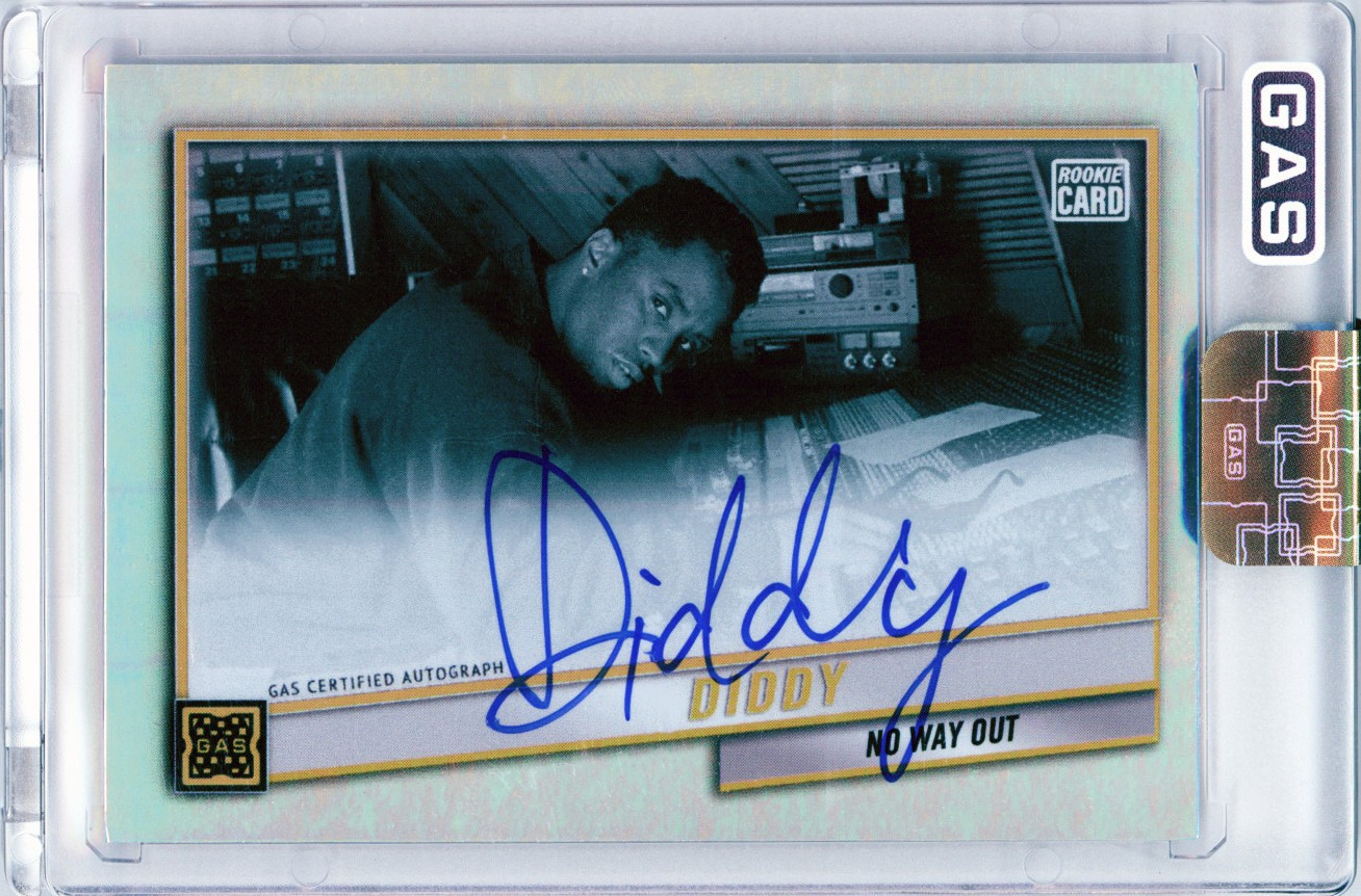 2023 G.A.S. HIP-HOP DIDDY NO WAY OUT #PD-1 AUTO ROOKIE CARD RC SIGNED 4/10 2023 G.A.S. HIP-HOP DIDDY NO WAY OUT #PD-1 AUTO ROOKIE CARD RC SIGNED 4/10