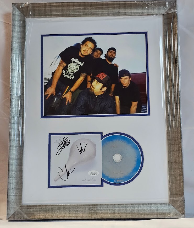 DefTones Band Signed Autographed Adrenaline DefTones CD Chino Moreno JSA Rare DefTones Band Signed Autographed Adrenaline DefTones CD Chino Moreno JSA Rare