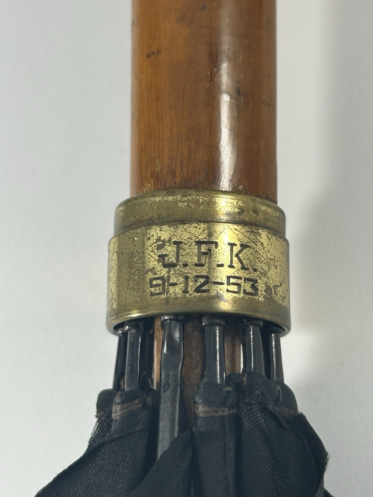 Important Groomsman Wedding Gift Umbrella Engraved & Presented by John F Kennedy Important Groomsman Wedding Gift Umbrella Engraved & Presented by John F Kennedy