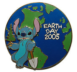 Disney Auctions Stitch Earth Day Jumbo LE 100 Pin