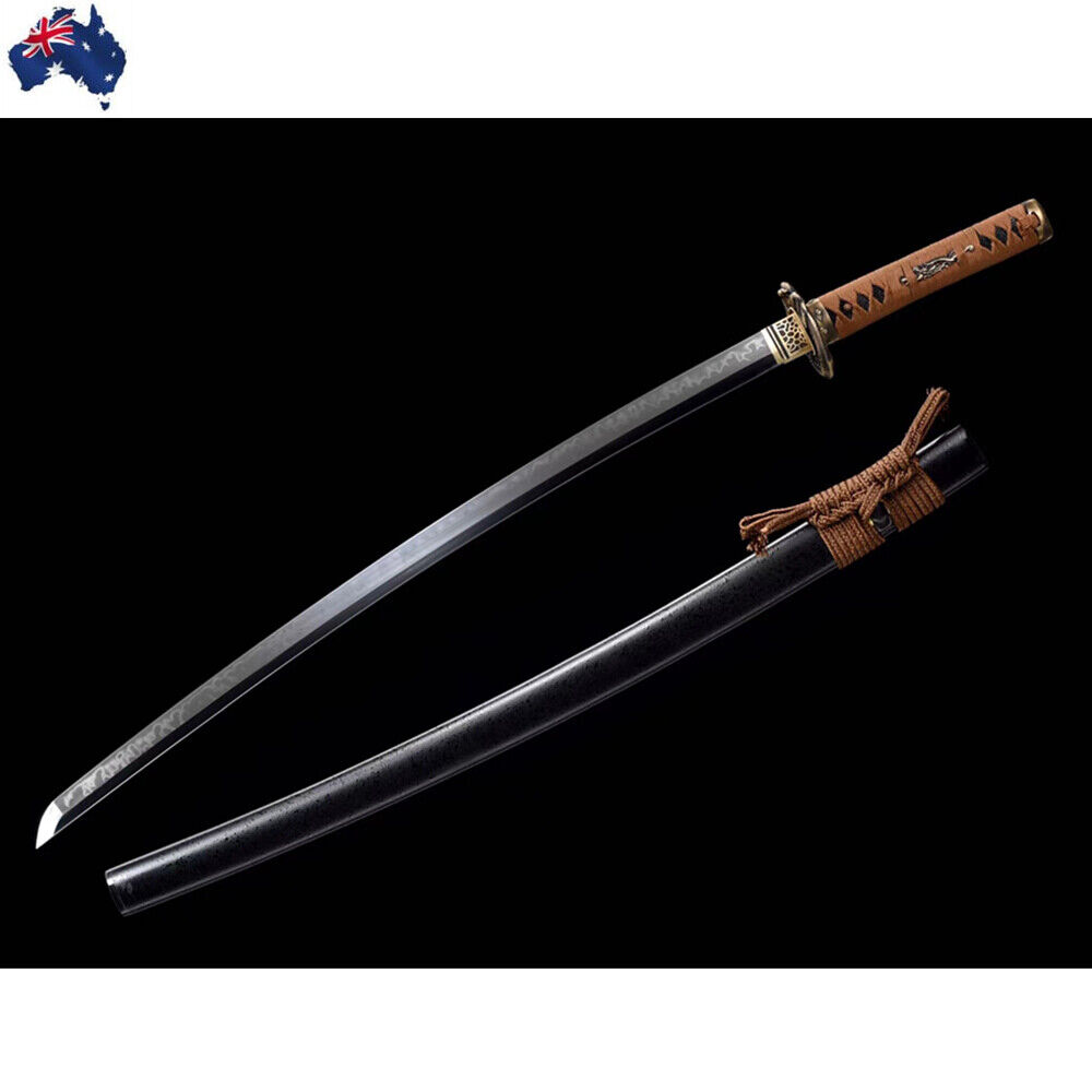 Katana Australia Handmade T10 Steel Clay Tempered Wenfu Tsuba Samurai Sword Gift