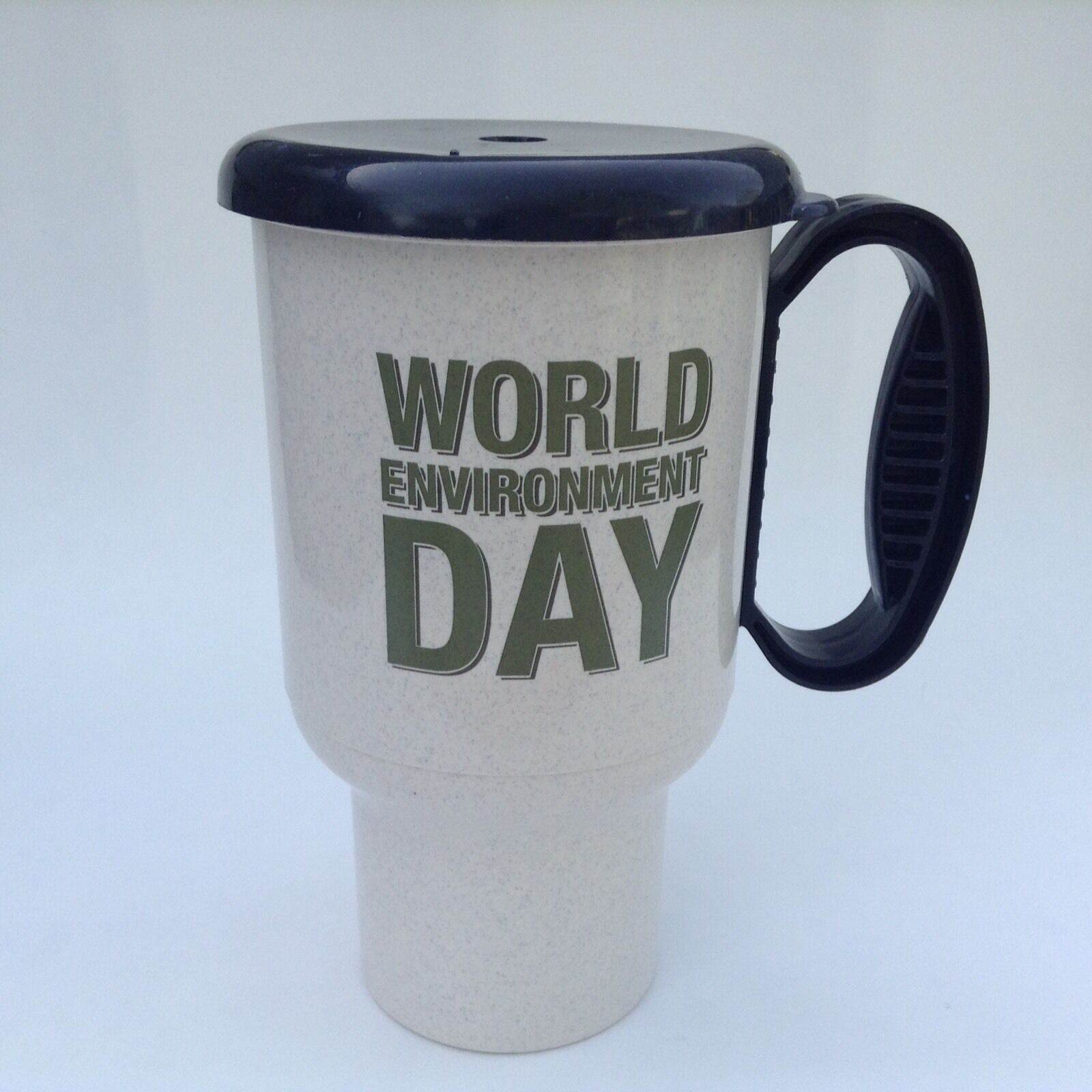 World Environment Day Budweiser Insulated Travel Mug 20 Oz Plastic Thermal USA