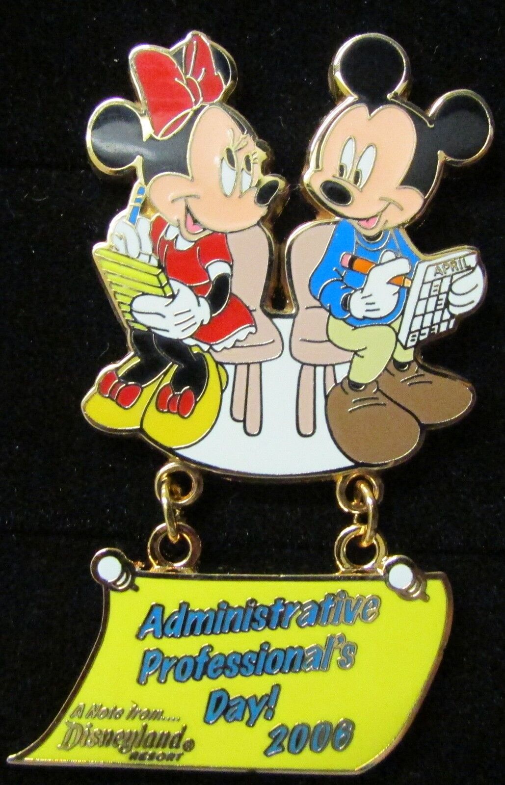 Disney Administrative Professional's Day Mickey Mouse Minnie Artist Proof AP Pin