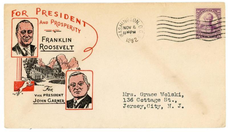 PRESIDENTIAL ELECTION DAY-WASHINGTON D.C.-NOV/8/1932(enhanced)-DEMOCRAT