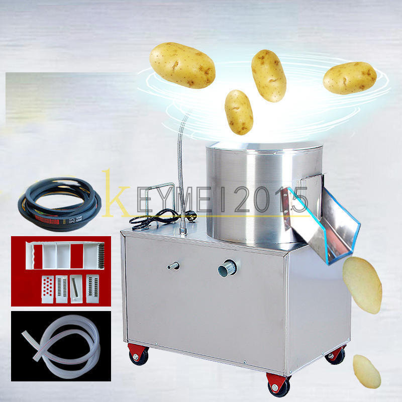 350KG/H Potato Peeler Automatic Sweet Potato Peeling & Cleaning machine 220V