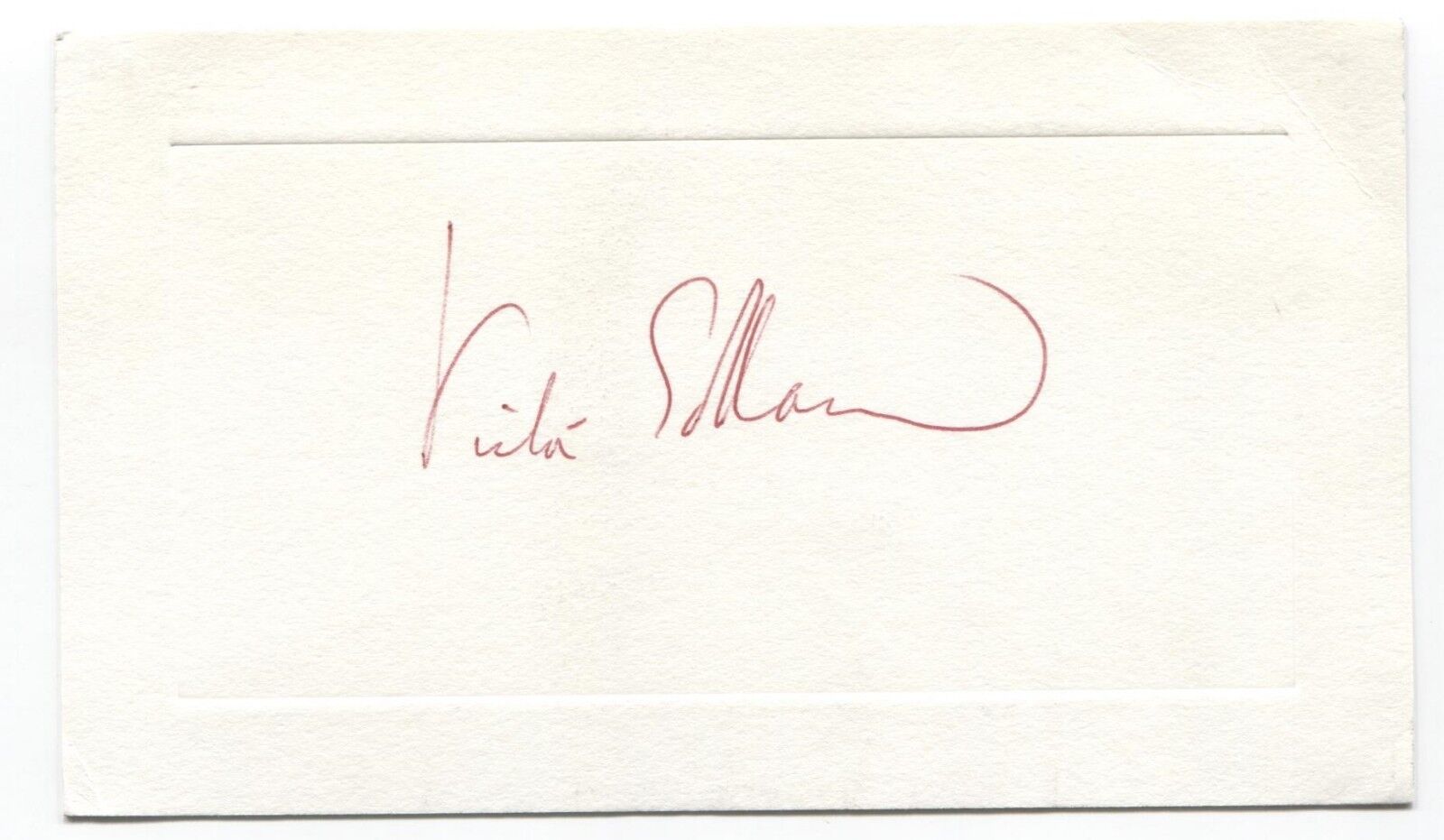 Victor Gollancz Signed Card Autographed Signature Publisher Humanitarian 