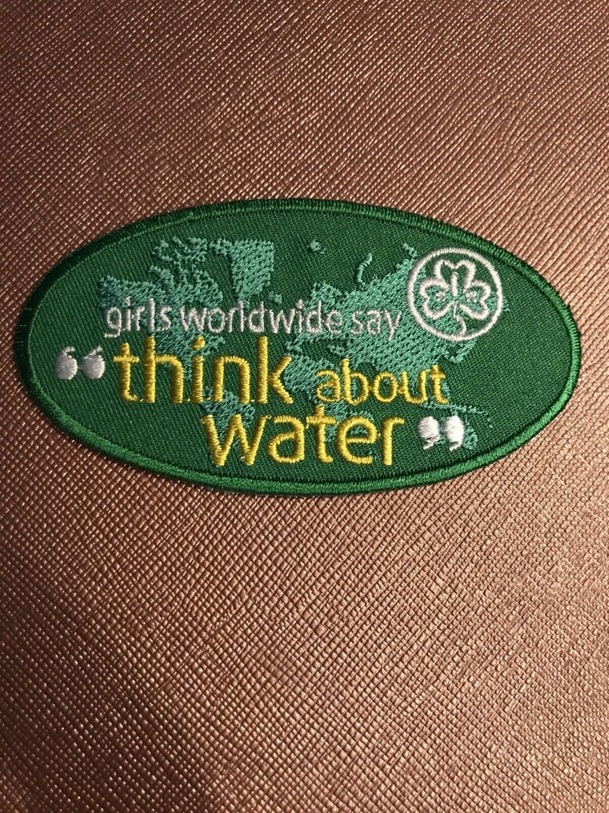THINKING DAY WAGGGS patch International Friendship Worldwide Girl Scouts Guides