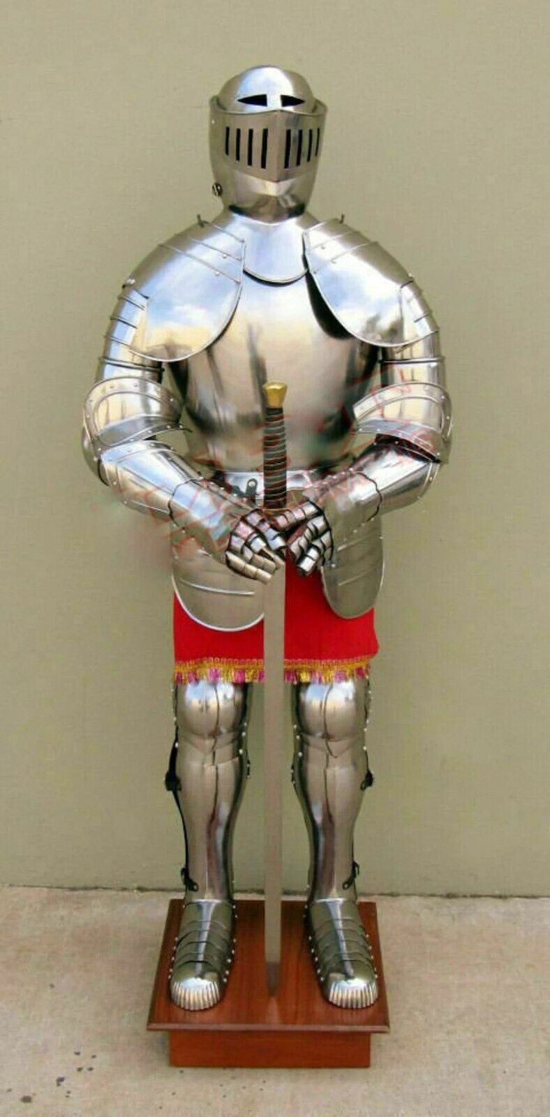 Medieval Knight Armor Crusader Suit Full Body Wearable Armor Fathers Day Gift 