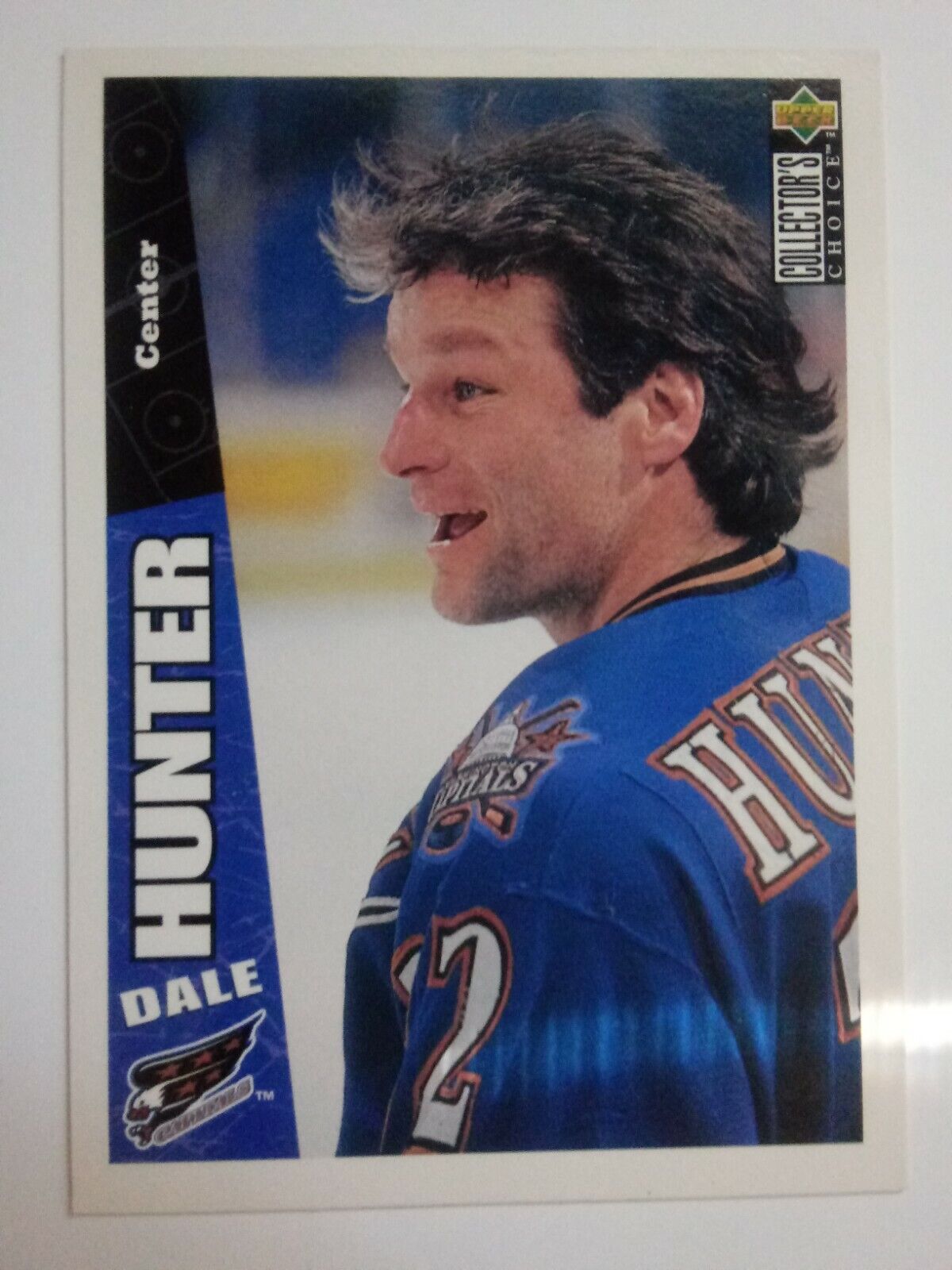 1996-97 Upper Deck Collector\'s Choice #288 Dale Hunter Washington Capitals Card