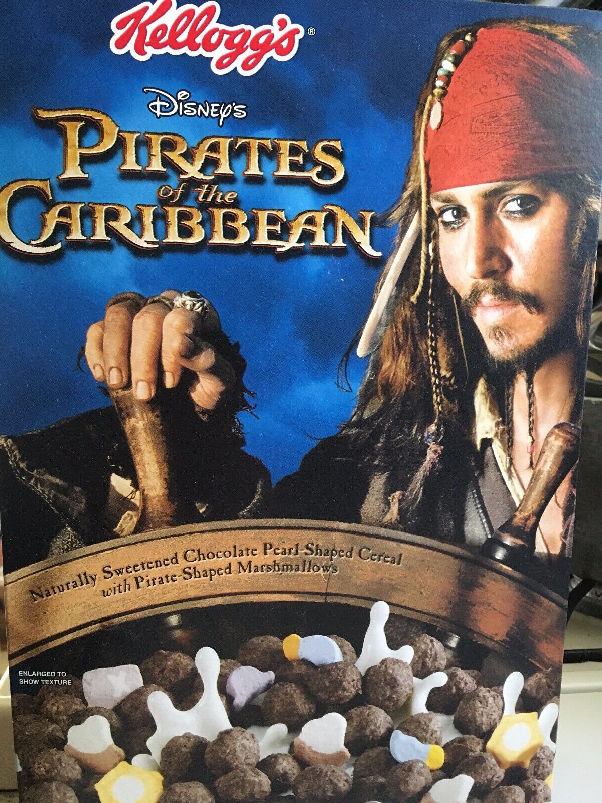 KELLOGG'S Pirates of the Caribbean Cereal 2006 SEALED 