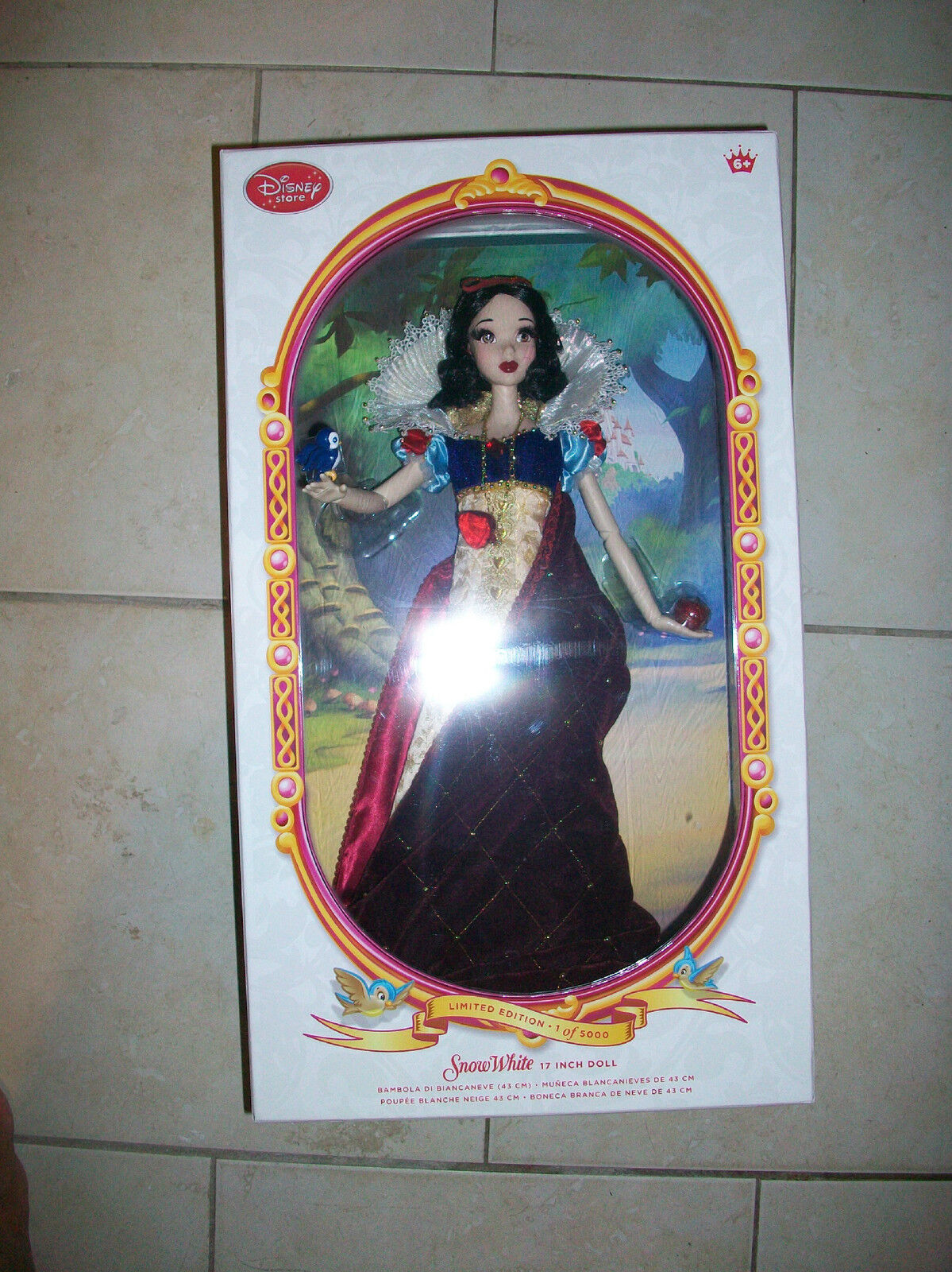 Disney Deluxe Limited Edition Dolls Snow White -Queen of Hearts 6 DOLLS SERIES 