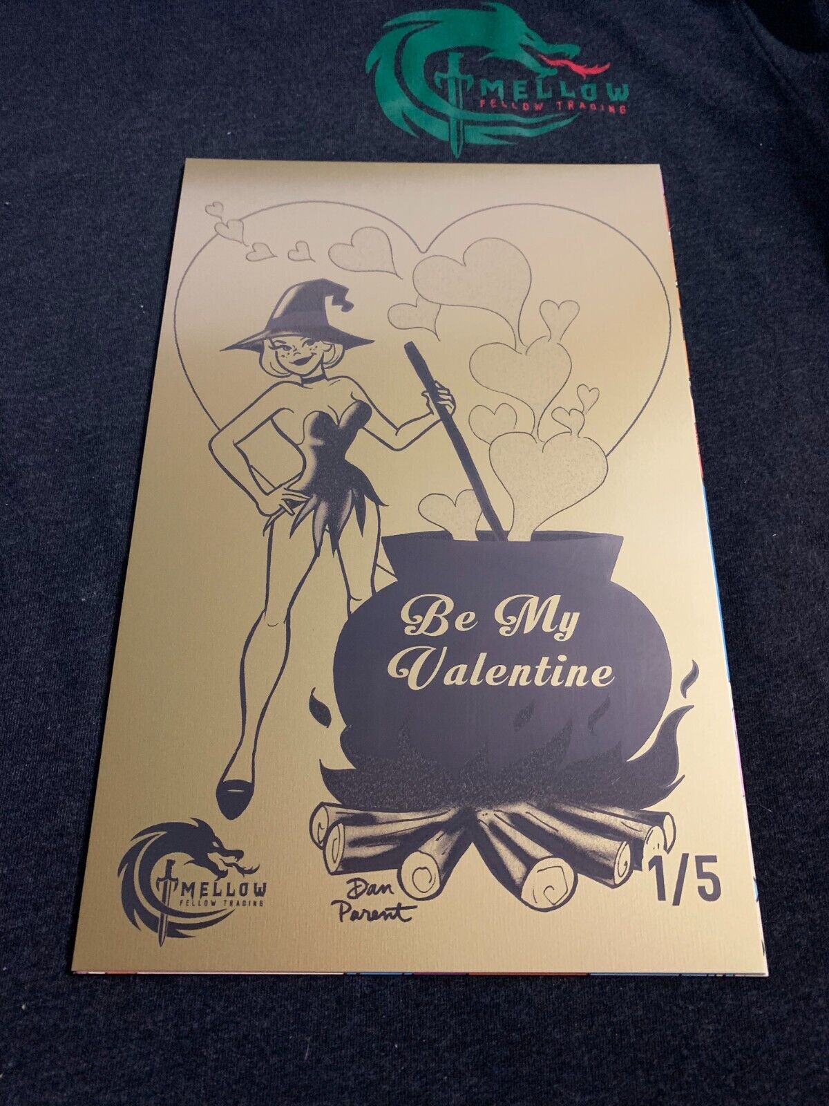 Archie Comics VALENTINES DAY SABRINA Variant Dan Parent ETCHED GOLD Cover 1/5