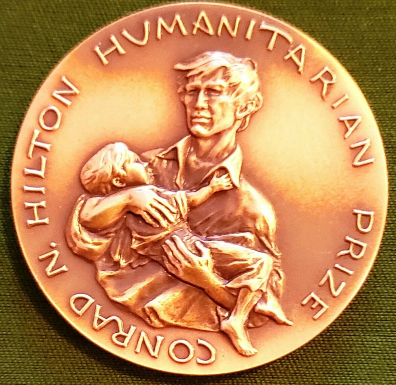 Vintage 1997 Conrad Hilton Humanitarian Prize 2