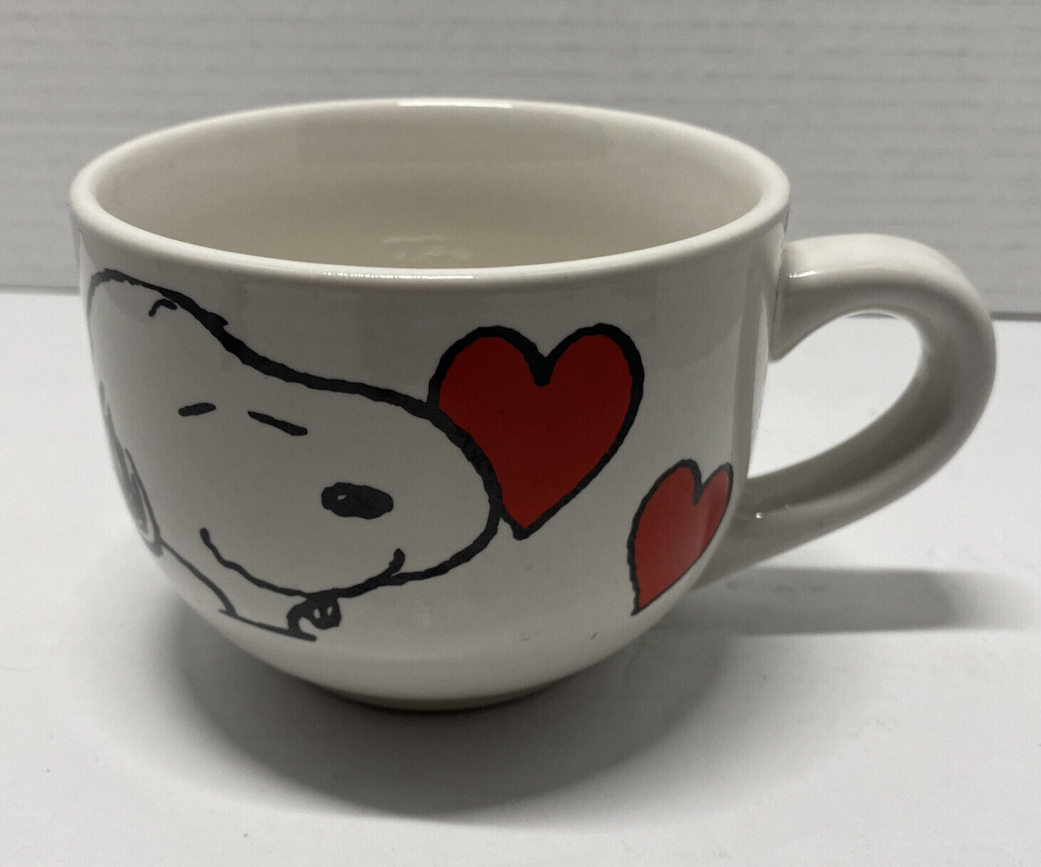 Peanuts Worldwide SNOOPY Hearts Happy Valentine's Day Coffee Cup Soup Mug