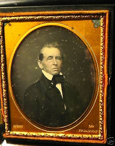 1/6 plate daguerreotype photograph Sen William Seward