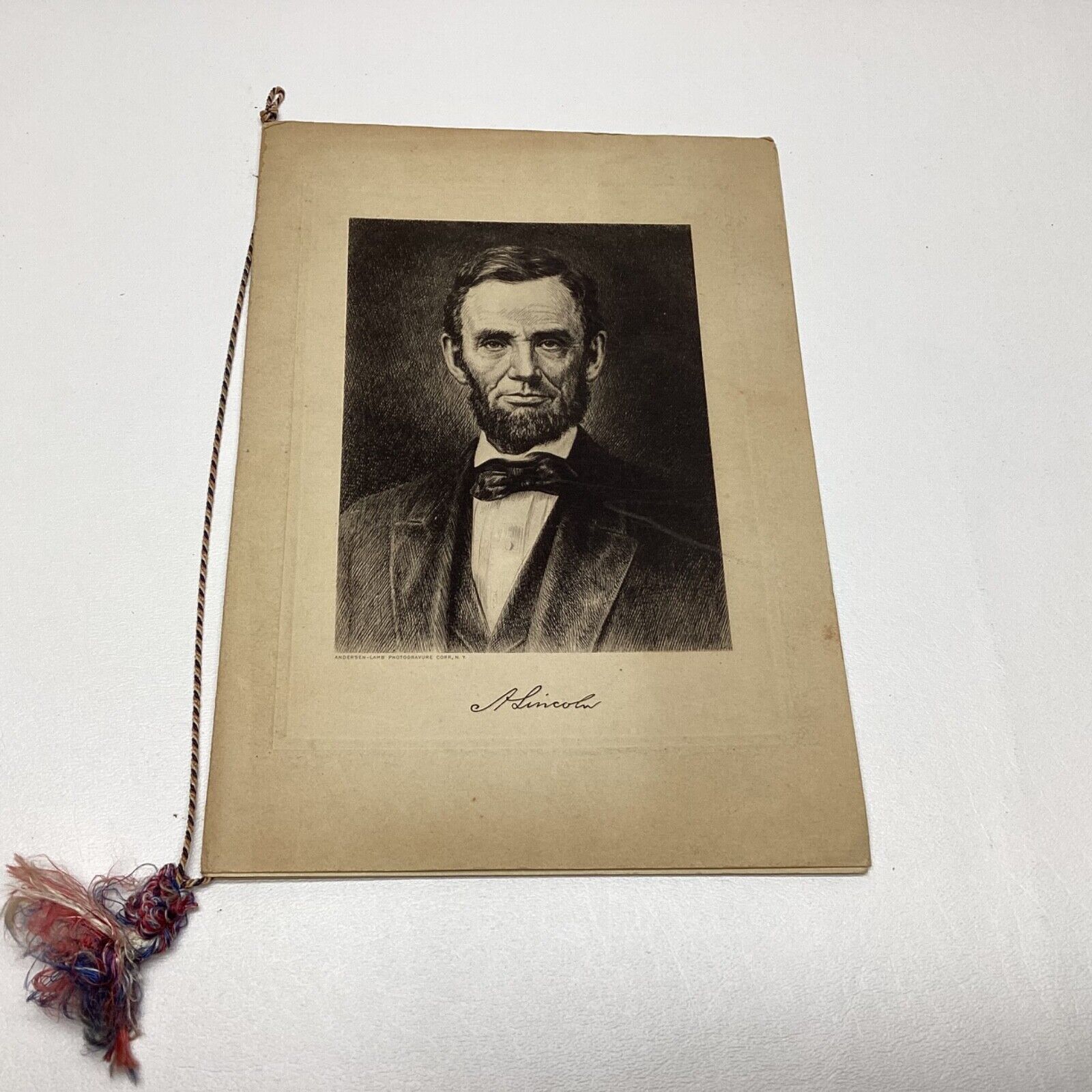 RARE Dinner to Celebrate Lincoln’s Birthday on S. S. Rotterdam 2-11-1928 (OFFER)