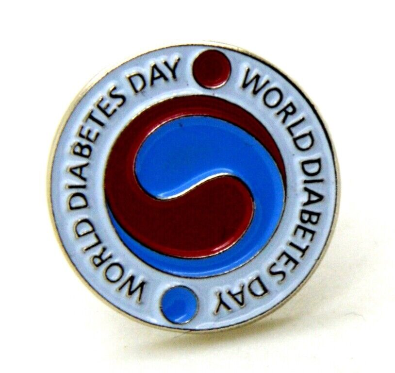 Pin Brooch Day World Of Diabetes - World Diabetes Day, CM 1,7