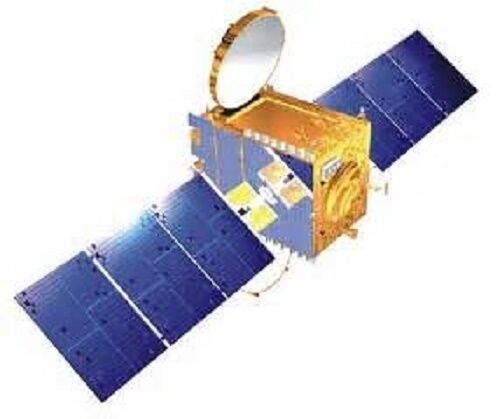 Kalpana 1 Meteorological Satellite Wood Model Replica Small 