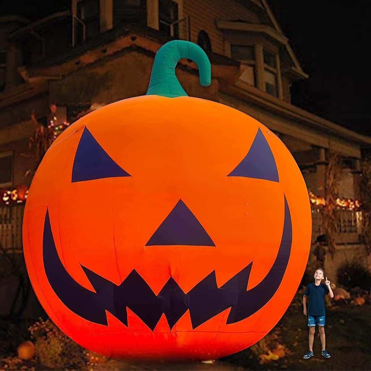 Giant Halloween Inflatable Pumpkin Premium Decorations Led Light Strip 4 size