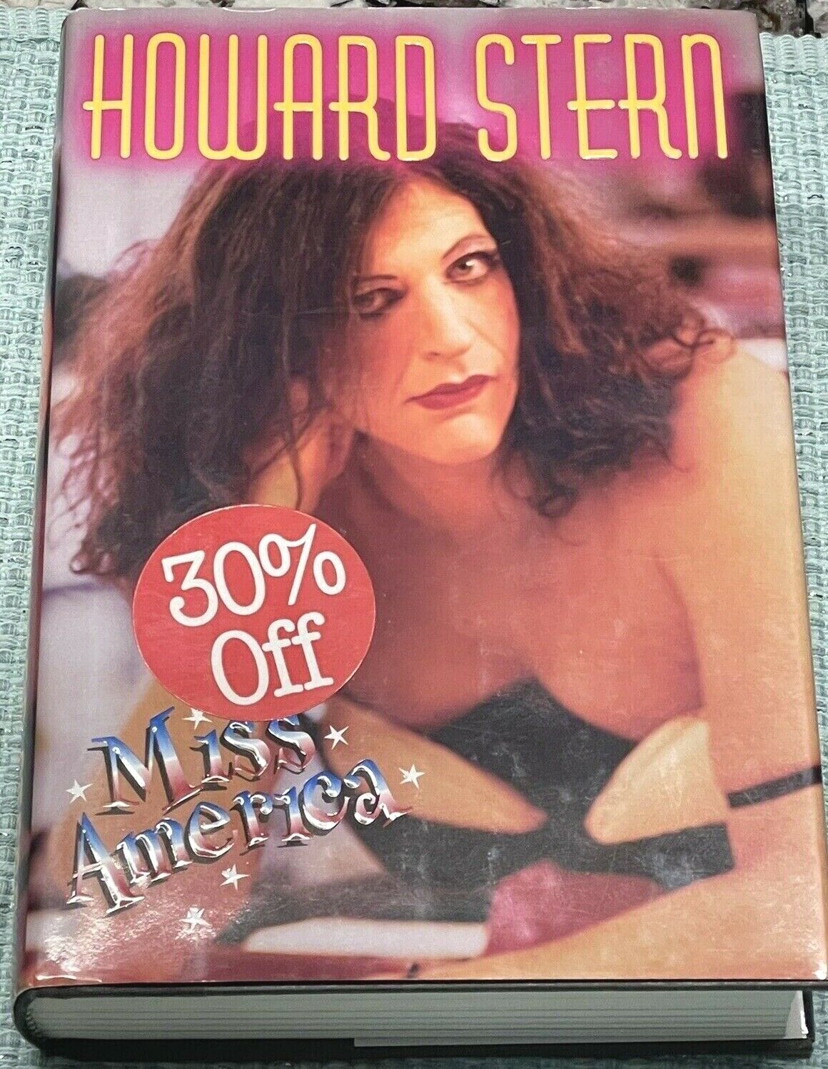 HOWARD STERN AUTOGRAPHED MISS AMERICA 1st EDITION GFC NEW NEVER READ HOLY GRAIL