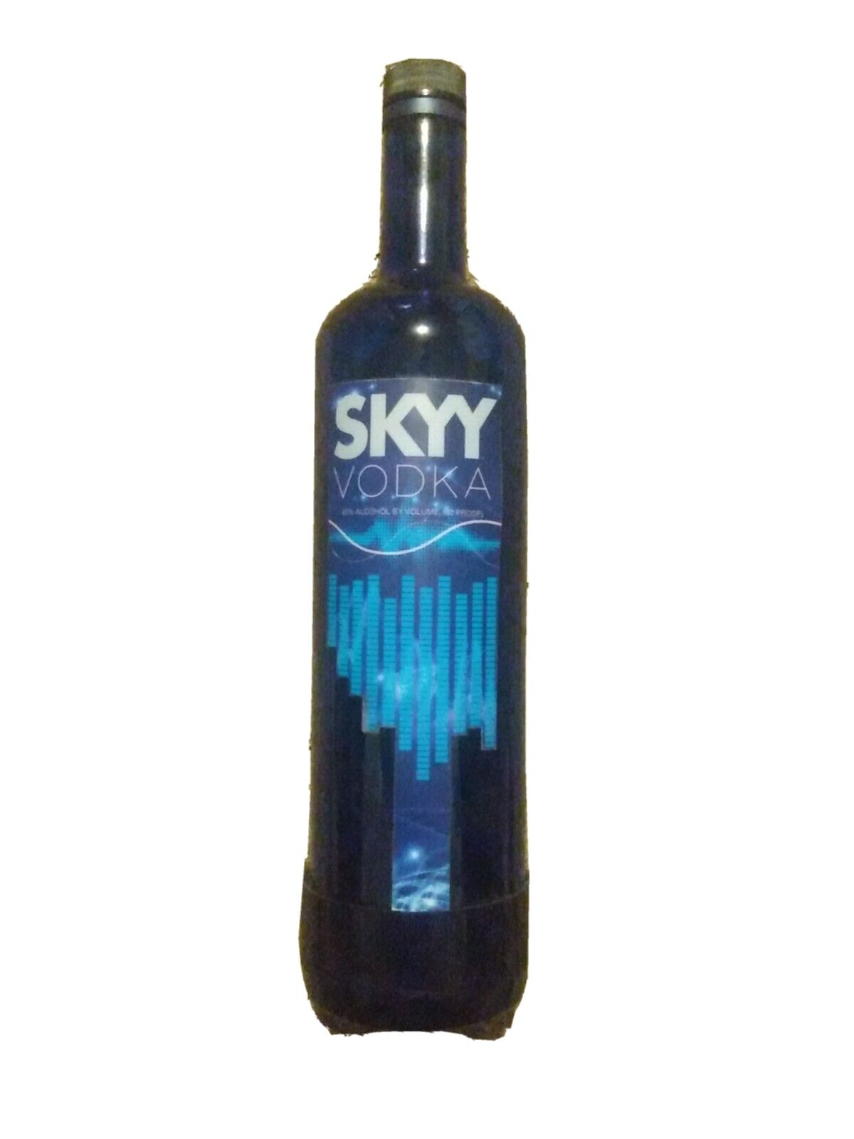 SKYY VODKA ELECTRICLY BOTTLE- ULTRA RARE-ONE OF A KIND