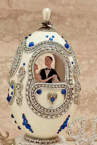 Bride Groom Wedding day gift from parent Faberge Egg & Necklace * Bracelet 1ONLY