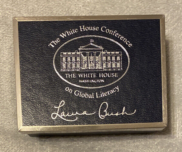 White House Conference On Global Literacy Bookmark First Lady Laura Bush New