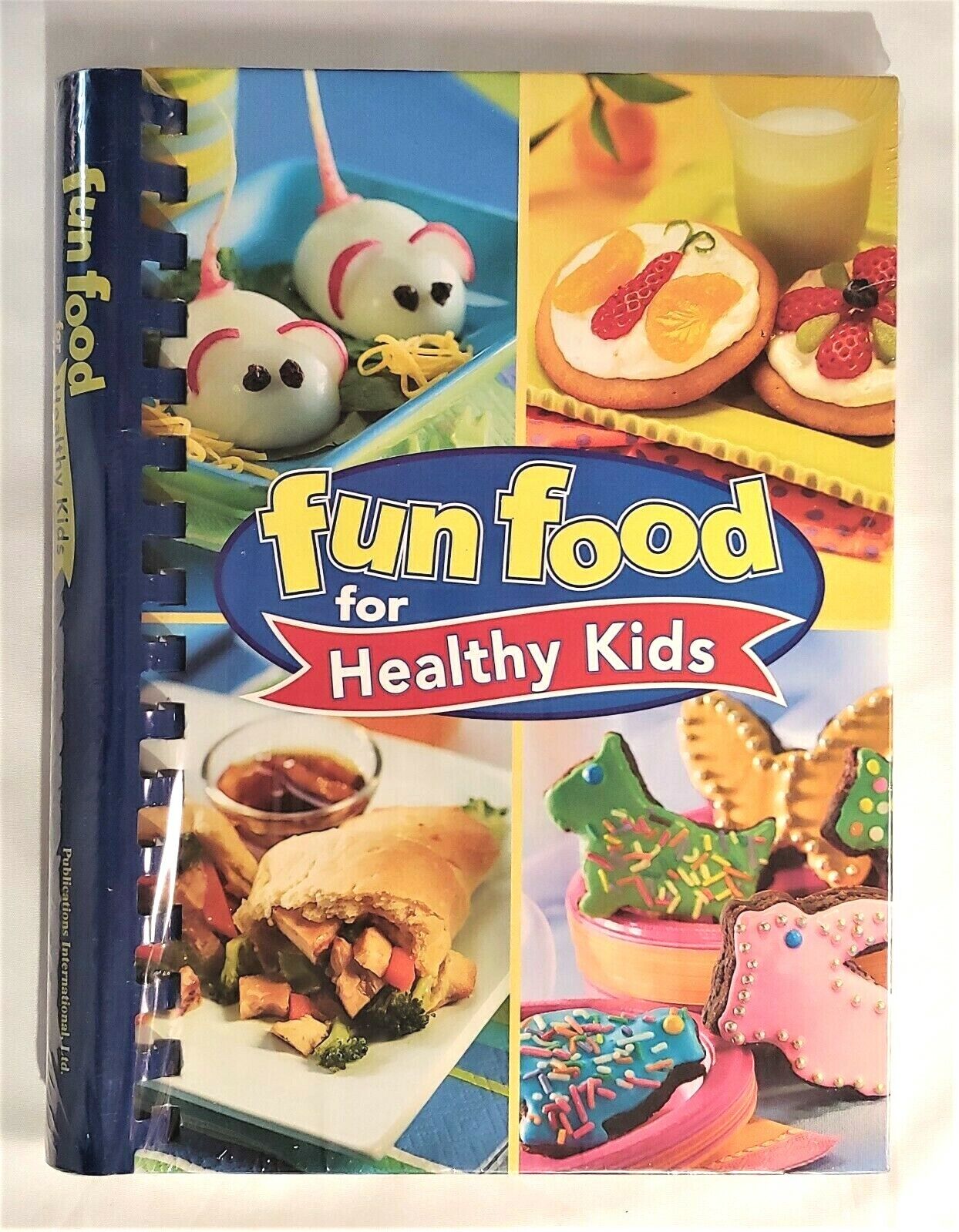 Market Day Heathy Kids Fun Food Recipe Spiral Bound Book Sealed