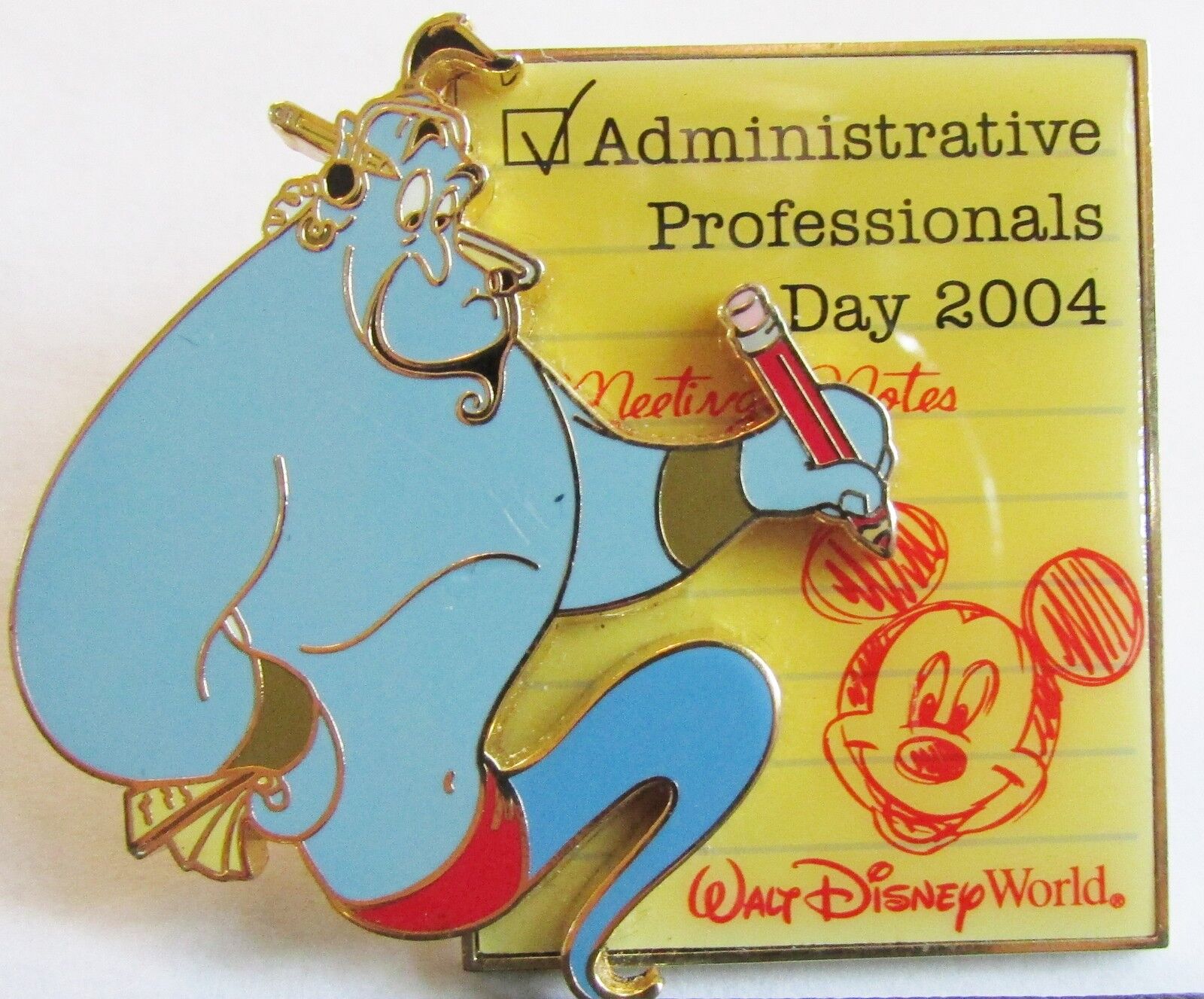 Disney Administrative Professionals Day Genie Artist Proof AP Pin