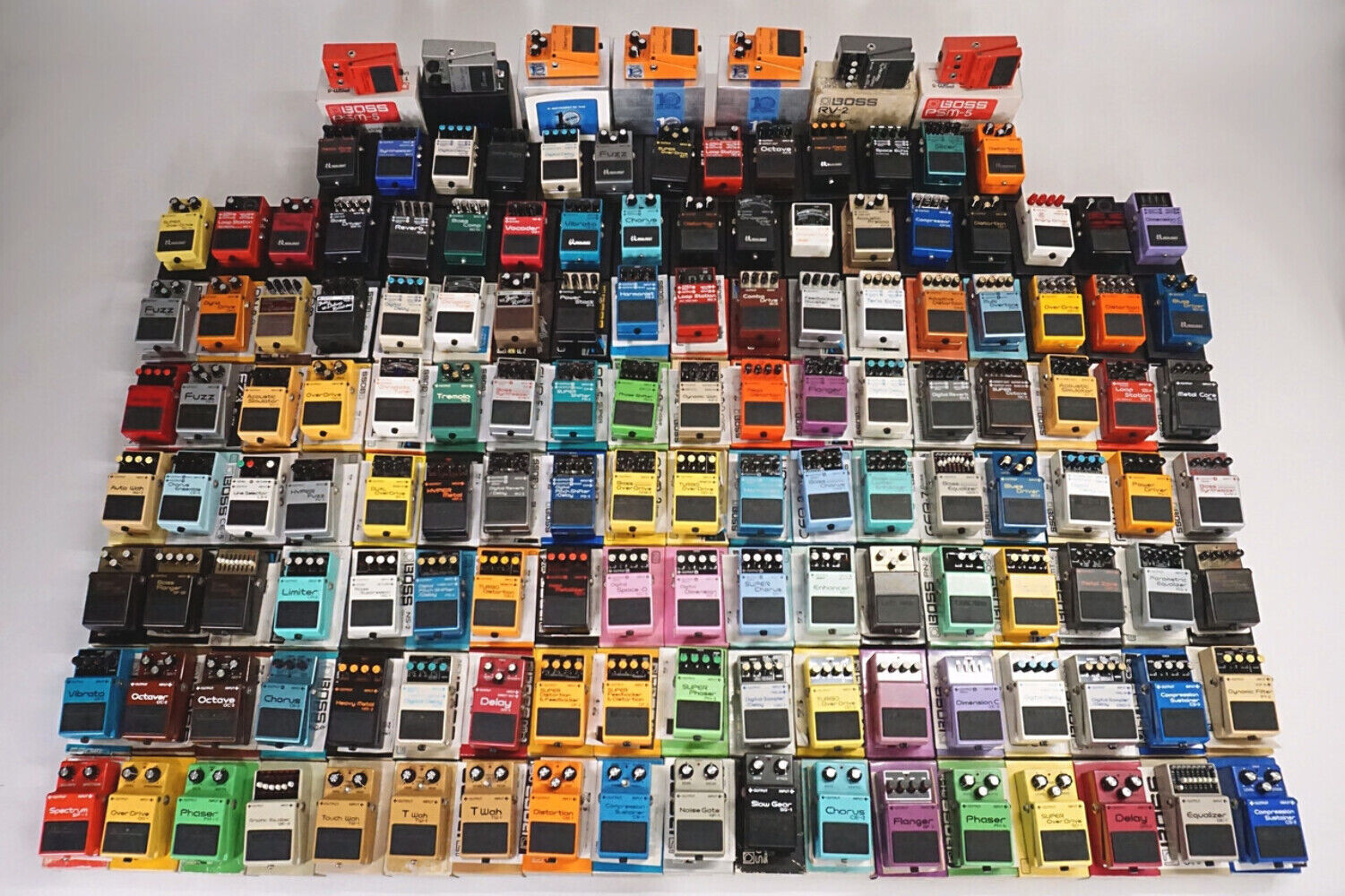 Complete Boss Compact Pedal Collection w/Original Boxes | +Extras