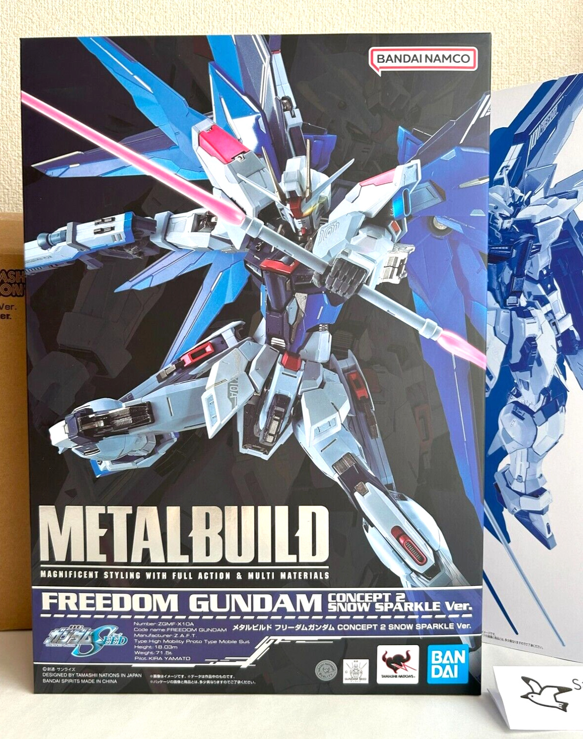 METAL BUILD Freedom Gundam CONCEPT 2 SNOW SPARKLE Ver. Tamashii Nation 2023 NEW