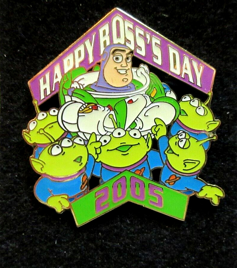 DISNEY PIN LE 1000 CAST EXCLUSIVE BUZZ LIGHTYEAR AND ALIENS HAPPY BOSS’S DAY 05