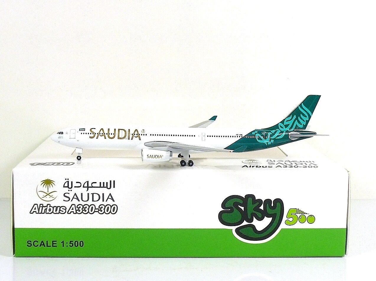 SKY500 Saudi Arabian Airlines Airbus A330-300 1:500 National Day HZ-AQE (0840)