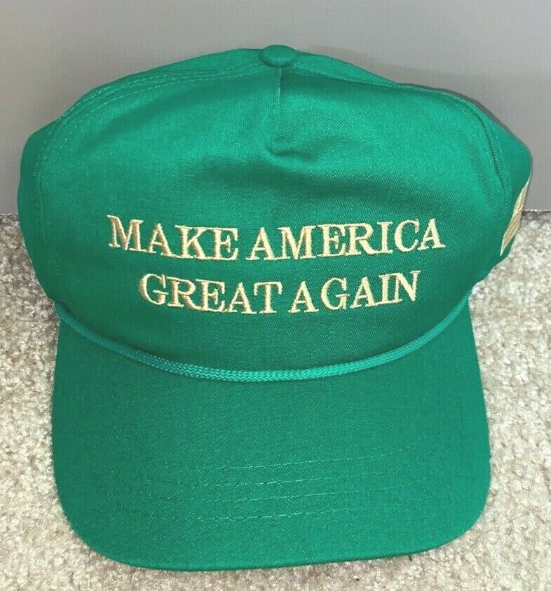 2018 Official Donald Trump St Patricks Day Green Hat MAGA Make America Great New