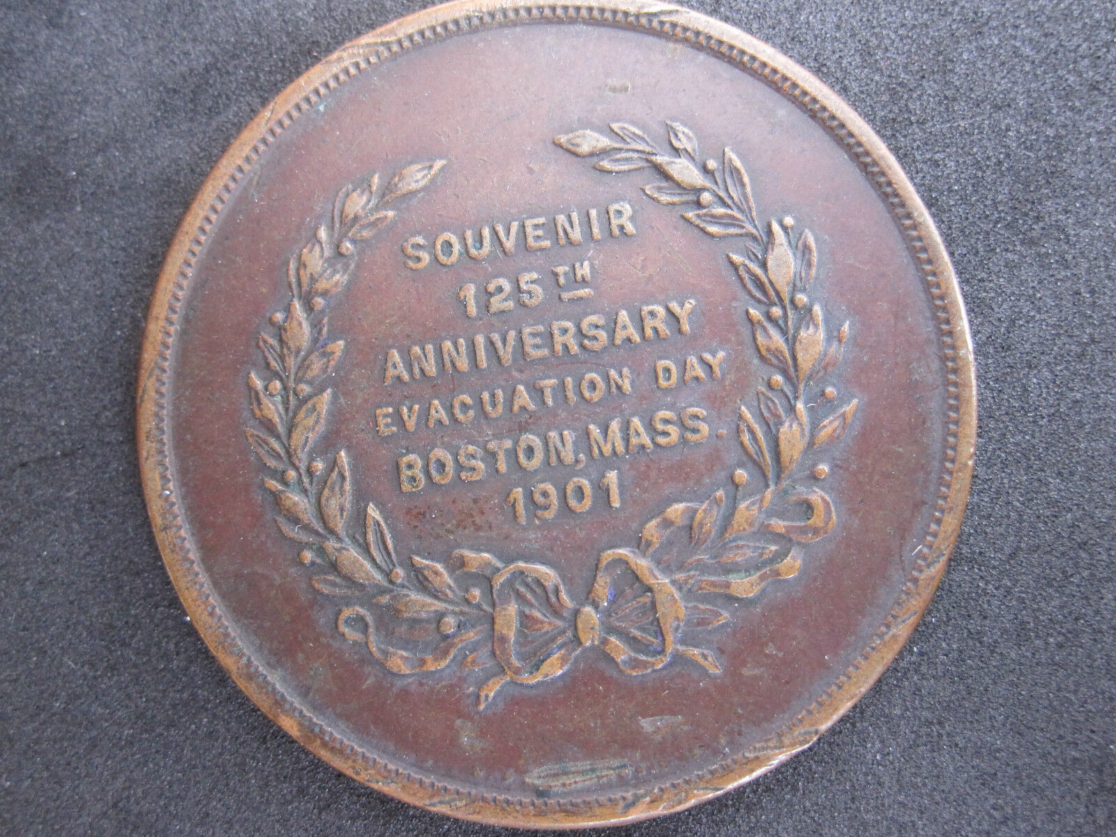 1901 Boston Evacuation Day Medal-Coin-Medallion-Token--Very Nice