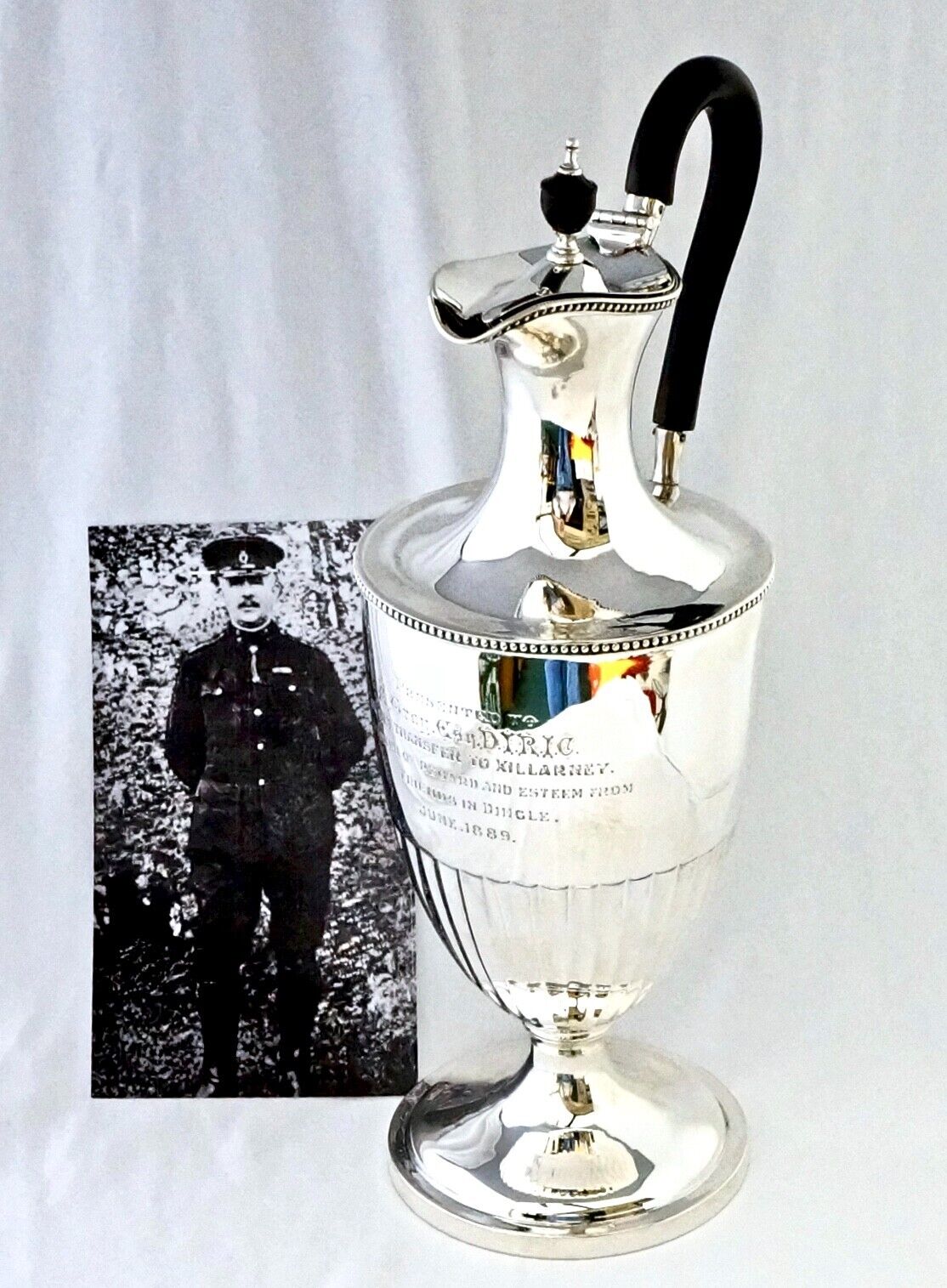 Silver Trophy. Royal Irish Constabulary/Easter Uprising 1916 - Dingle, Killarney