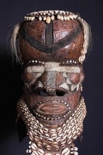 Kuba Mask Mboma Bwoom Royal Ceremonial Helmet Mask Copper Congo DRC VTG 32