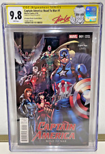 Captain America: Road to War #1 CGC 9.8 Signed by Stan Lee READ DESCRIPTION picture