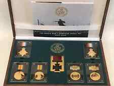 World War 1 Campaign Medal Set In Silver Worcestershire Medal Service picture