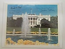 Jacqueline Kennedy Multi signed Auto 8x10 Photo US Presidents First Ladies PSA  picture