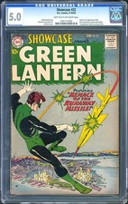 Showcase #22 CGC 5.0 DC 1959 1st Green Lantern Silver Hal Jordan M4 122 cm pr picture