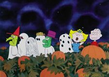 Peanuts-Trick or Treat Limited Edition Cel Set Signed by Melendez picture
