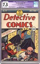 Detective Comics #29 CGC 7.5 RESTORED 1939 4335035002 3rd app. Batman picture
