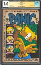 Panic #6 CGC 1.0 E.C. Comics 1954 Signed by Bill Morrison w/ Simpsons Sketch picture