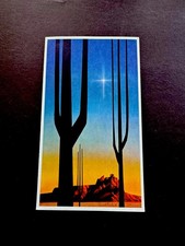 1 VTG Eyvind Earle Irene Dash Xmas Greeting Card