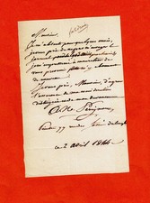 LB24-L.A.S-ALEXIS JOSEPH PERIGNON-ARTIST PAINTER-PORTRAITIST-PARIS-(1806-1882) picture