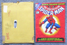 HIGH GRADE SIGNED STAN LEE JOHN ROMITA 1974 MARVEL TREASURY #1 SPIDER-MAN COMIC picture