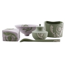 Wedgwood Jasper Japanesque Limited Edition Takuo Nakamura Tea utensils 5-pie... picture