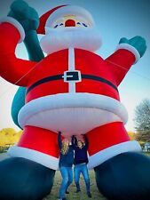 Giant Santa Claus lower Christmas Decoration Premium Inflatable  20-40-26-33 Ft picture